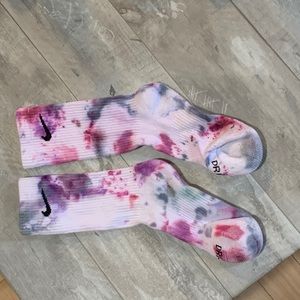 Ice dyed Custom Nike socks